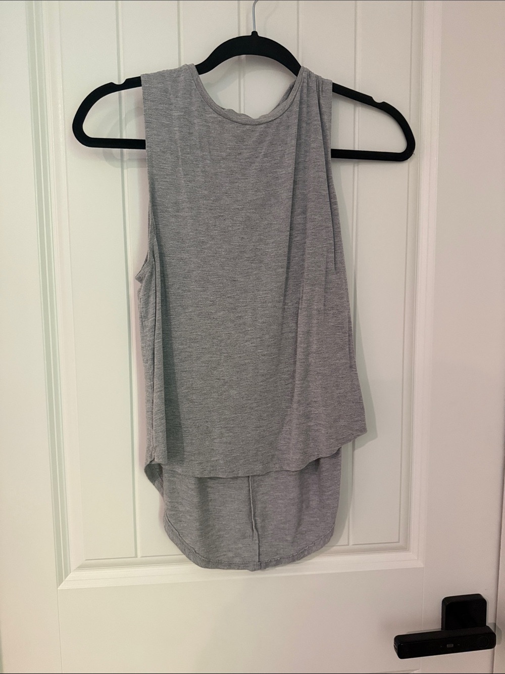 NUX Light Gray Layered Racerback Tank
